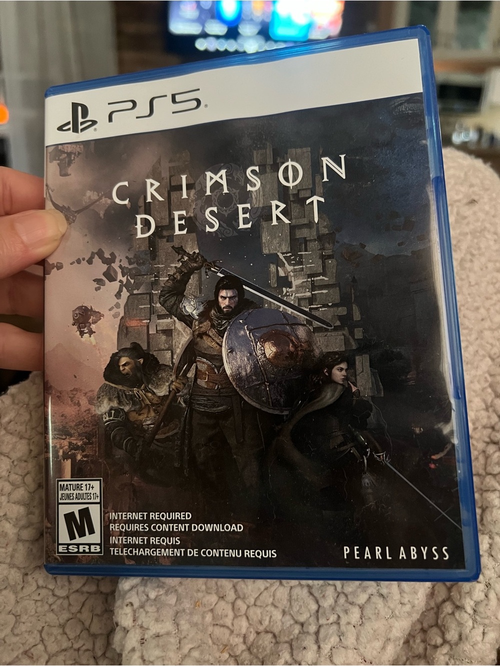 Crimson Desert PS5 Game - Dark Fantasy Artwork